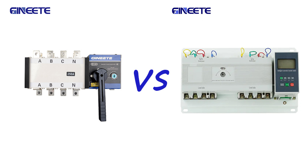 The difference between PC type and CB type automatic transfer switch